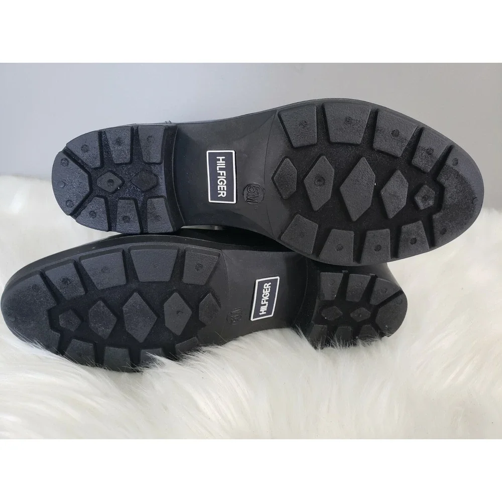 NEW SIZE 5‎ Tommy Hilfiger Women's Kippa Rain Boot Solid Black